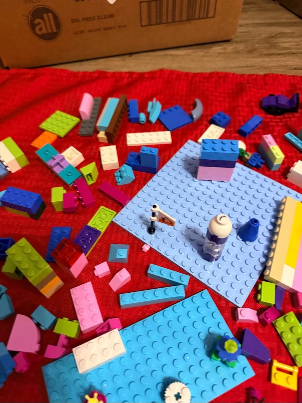 Lego lot with Azari Firedancer mini figure